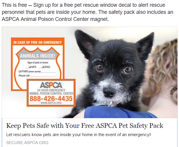 ASPCA Pet Emergency kit